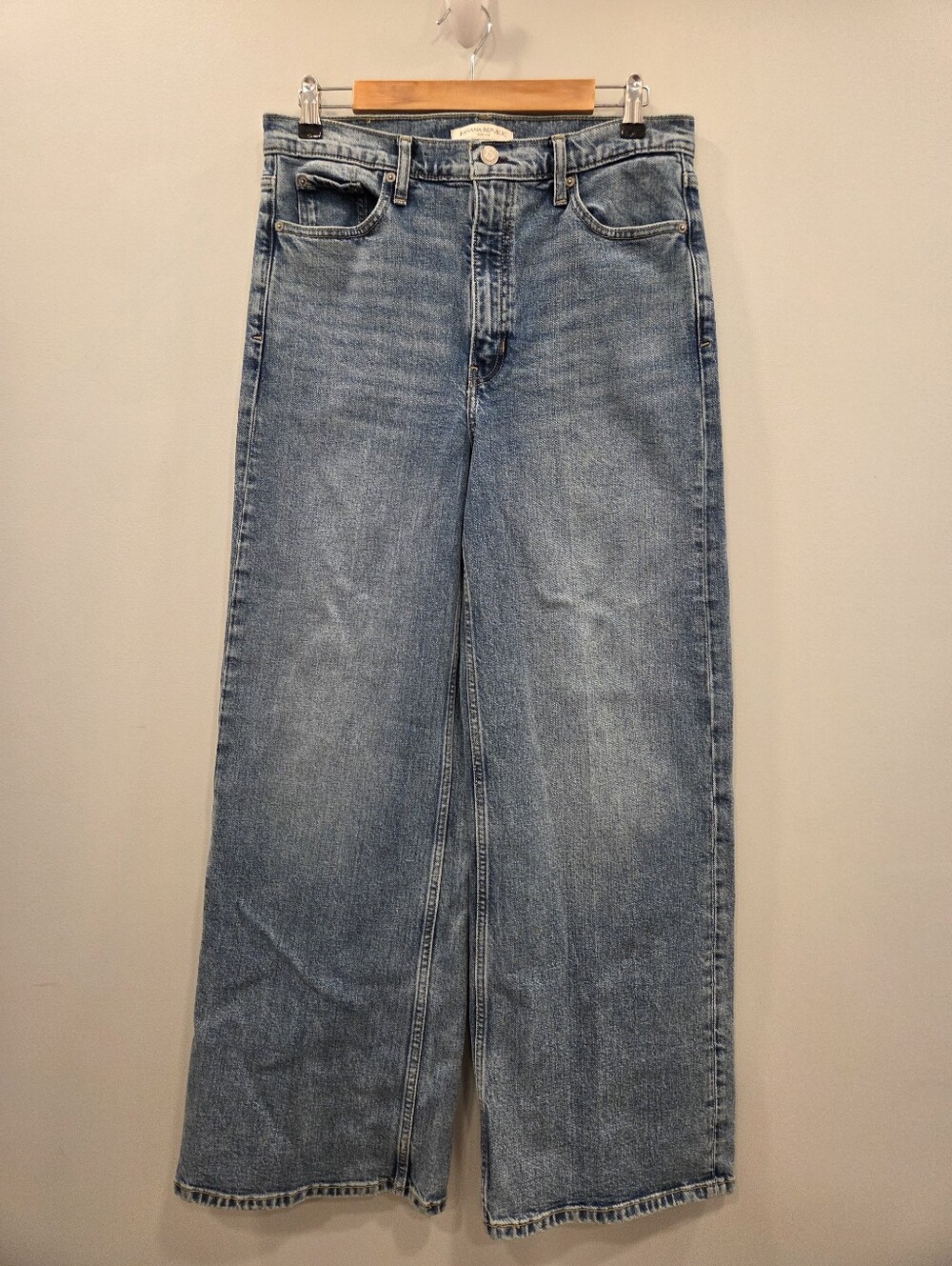 Banana Republic High-rise Wide-Leg Jeans Size 31